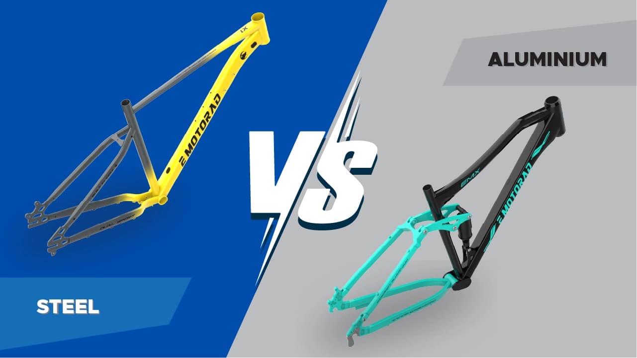 Best E-cycle Frame Material- Steel or Aluminium?