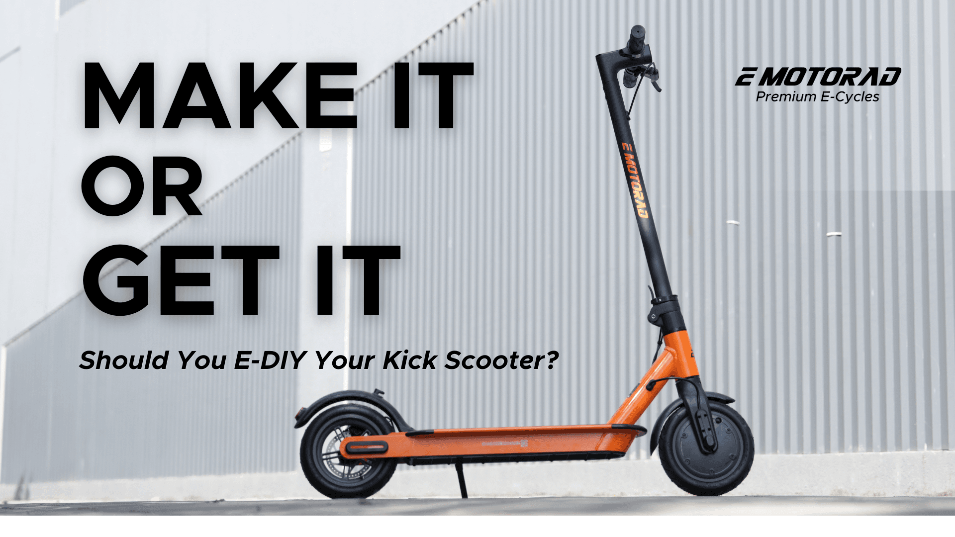 Electric Kick Scooter Conversion Kits - Should You Buy One?