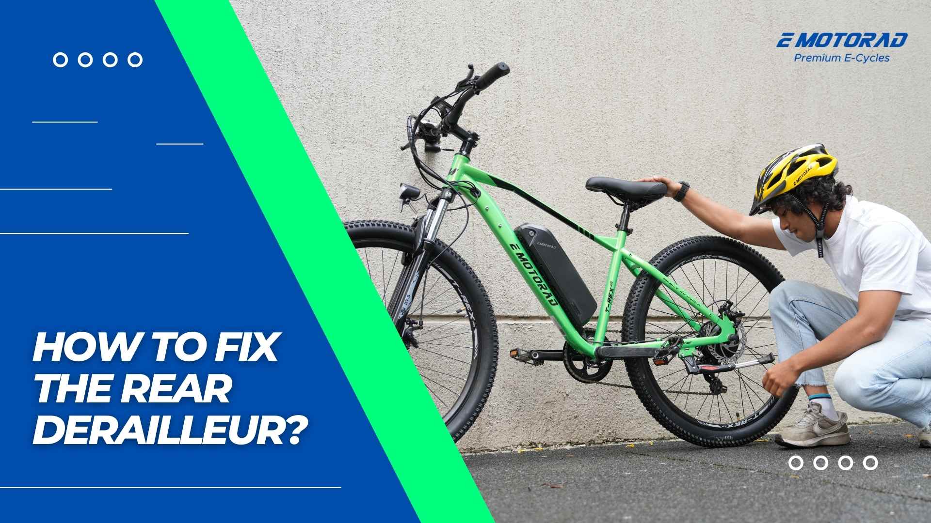 How to Adjust the Rear Derailleur (Gear) in E-Cycles