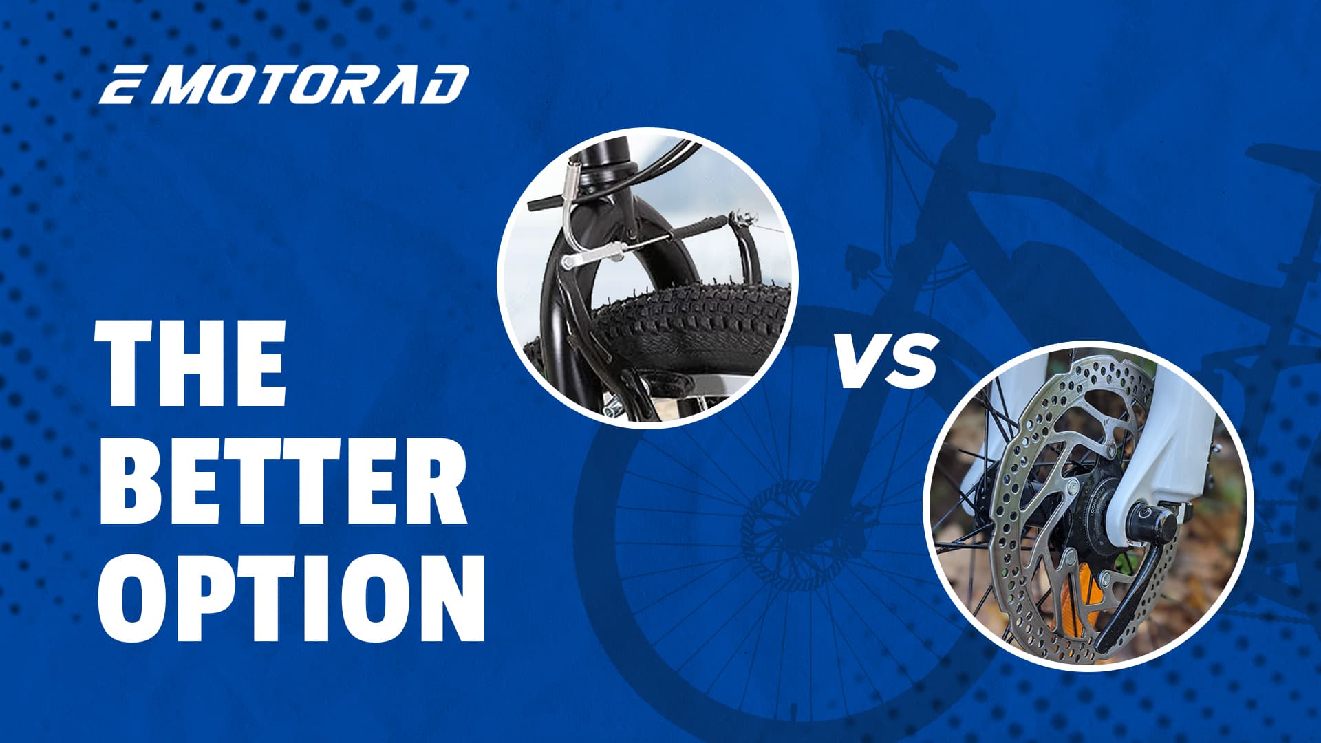 Disc Brakes vs V-Brakes: Which is Better for Your E-cycle?