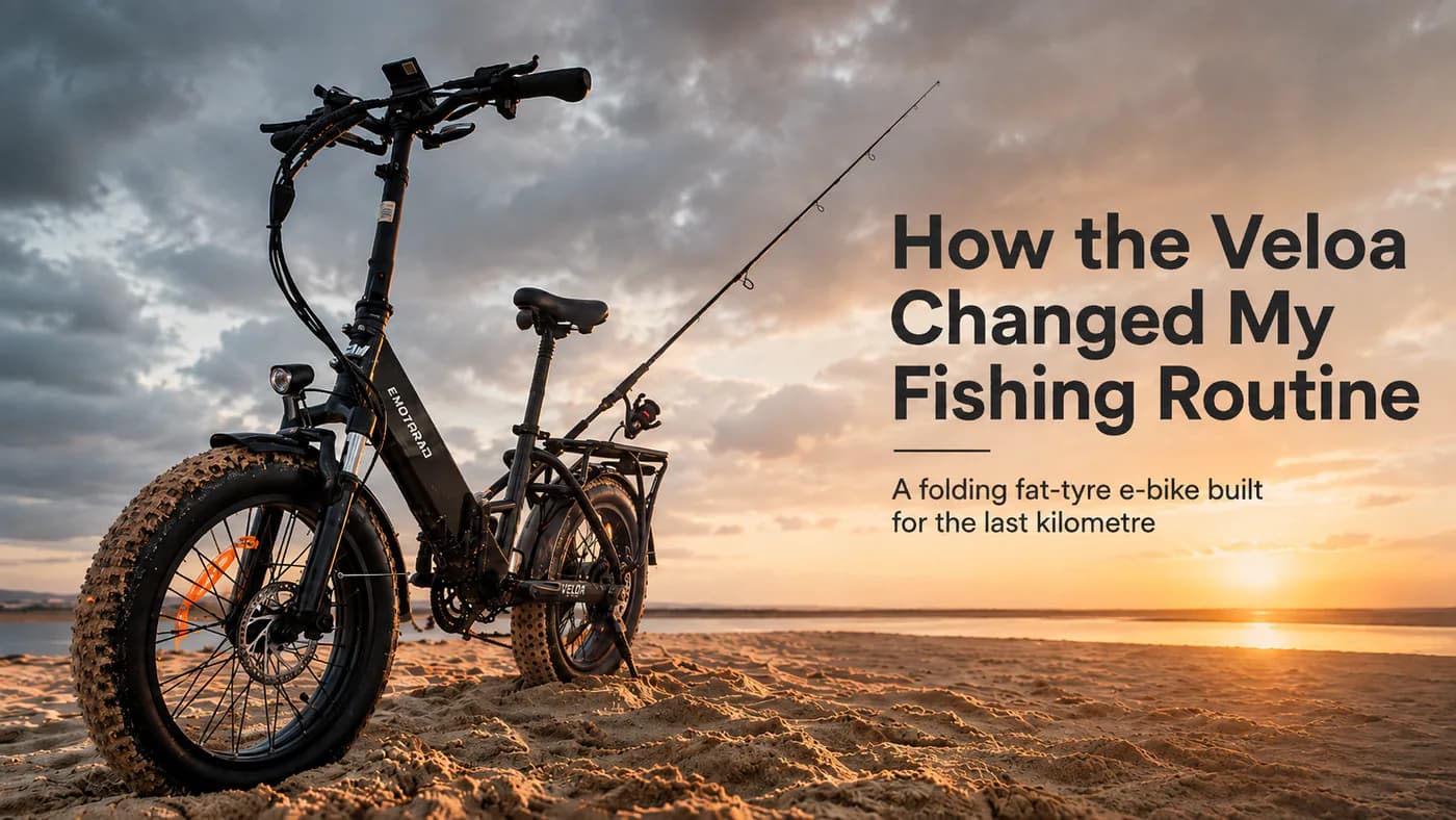 I Ride to the Beach Every Morning to Fish. The Veloa Is the Reason I Actually Go.