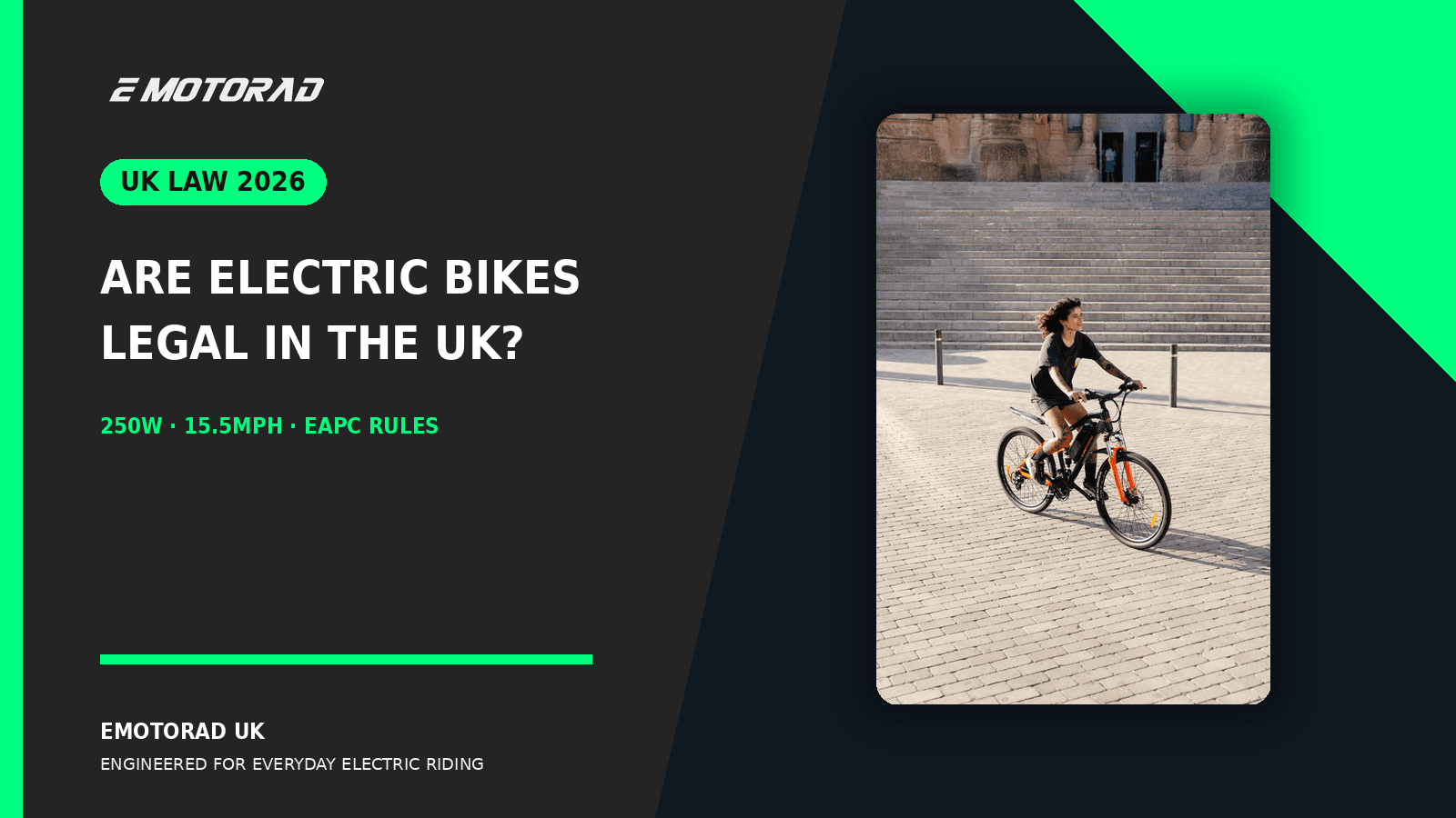 Are Electric Bikes Legal in the UK? EAPC Rules Explained