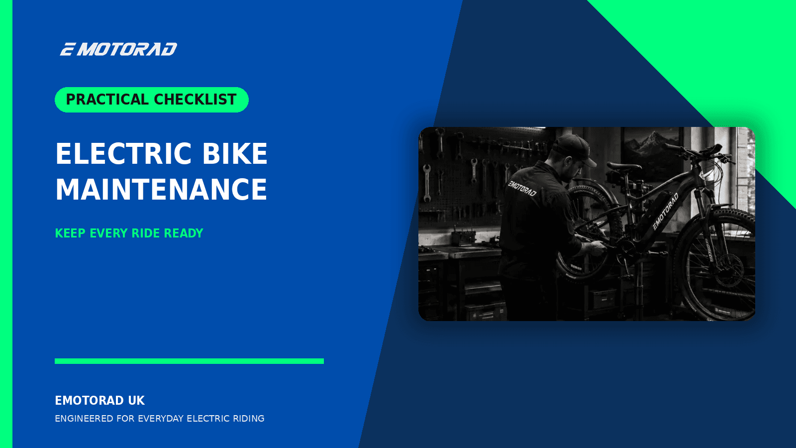 Electric Bike Maintenance: A Practical UK Checklist