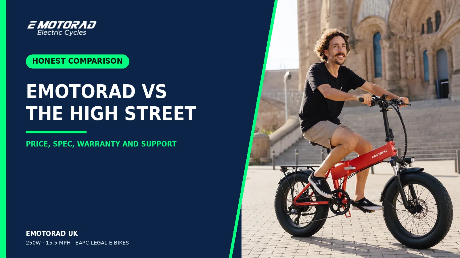 EMotorad vs the High Street: How Our E-Bike Value Compares