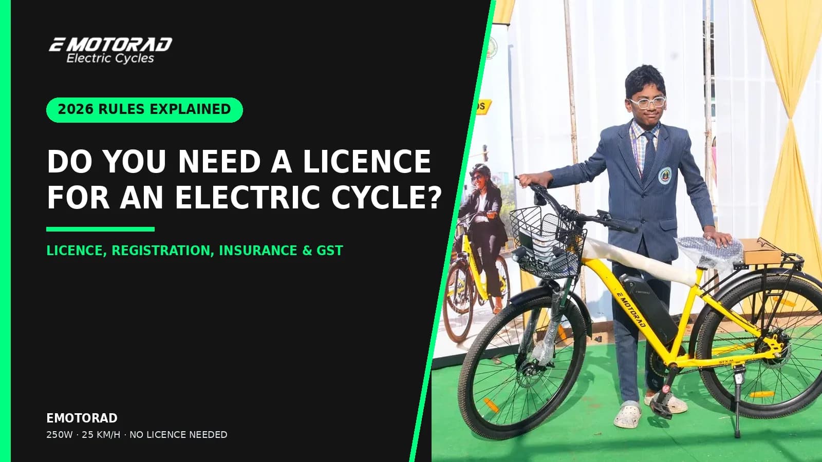 Do You Need a Licence or Registration for an Electric Cycle in India? (2026 Rules)