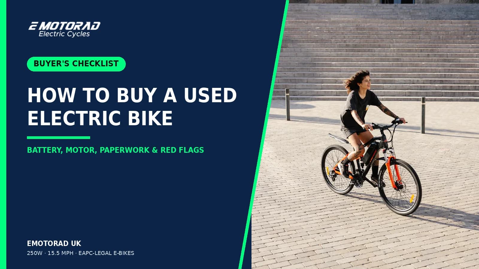 How to Buy a Used Electric Bike in the UK: The Complete Checklist