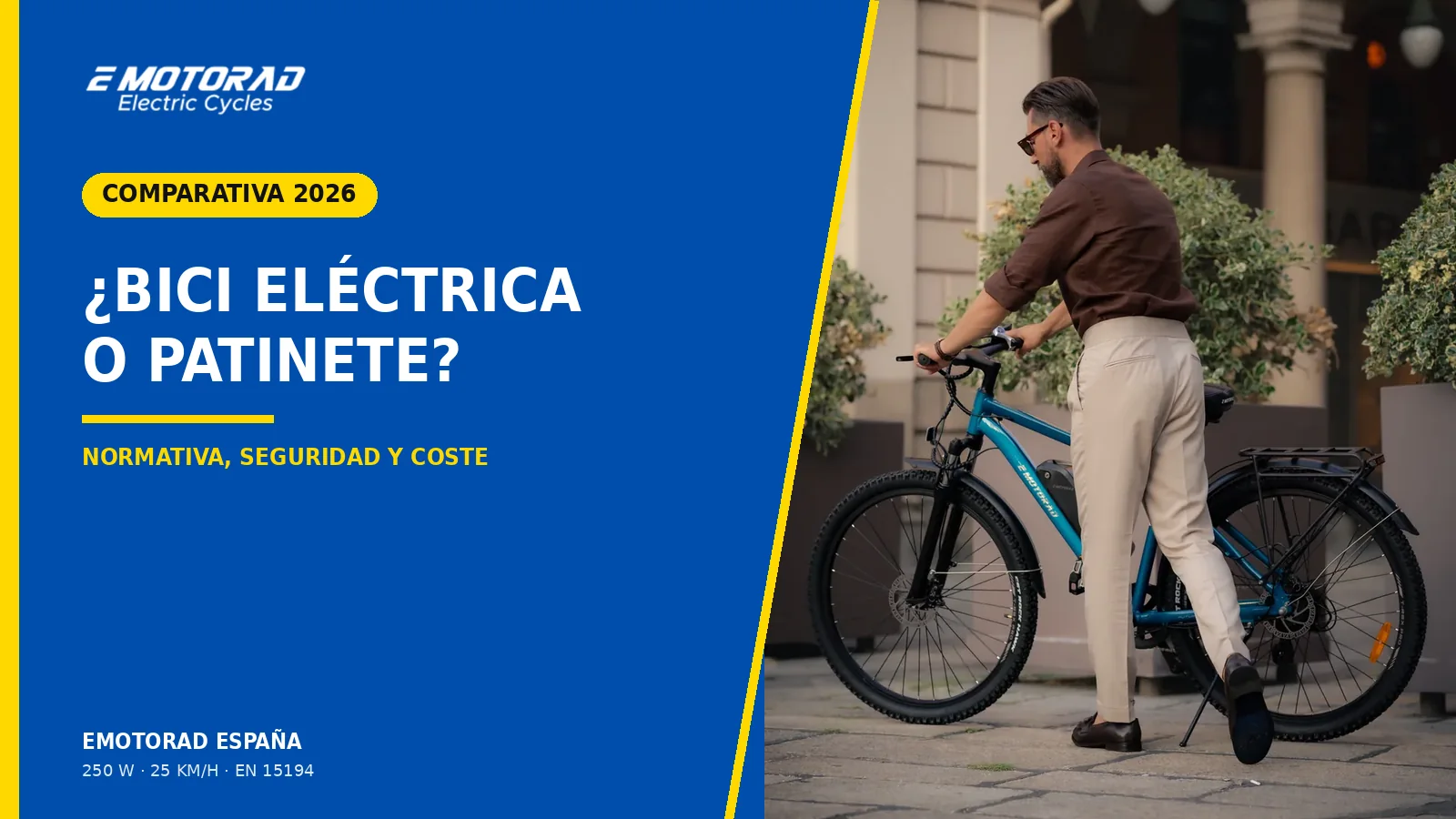 ¿Bicicleta eléctrica o patinete eléctrico? Qué conviene más en España en 2026