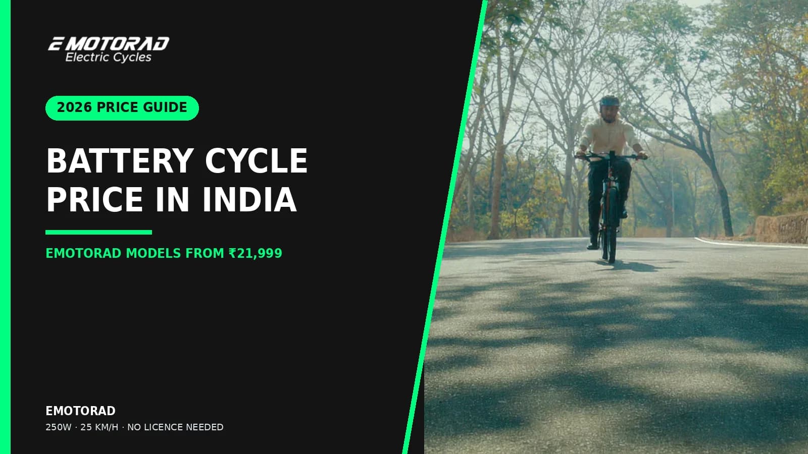 Battery Cycle Price in India (2026): Models, Features and How to Choose