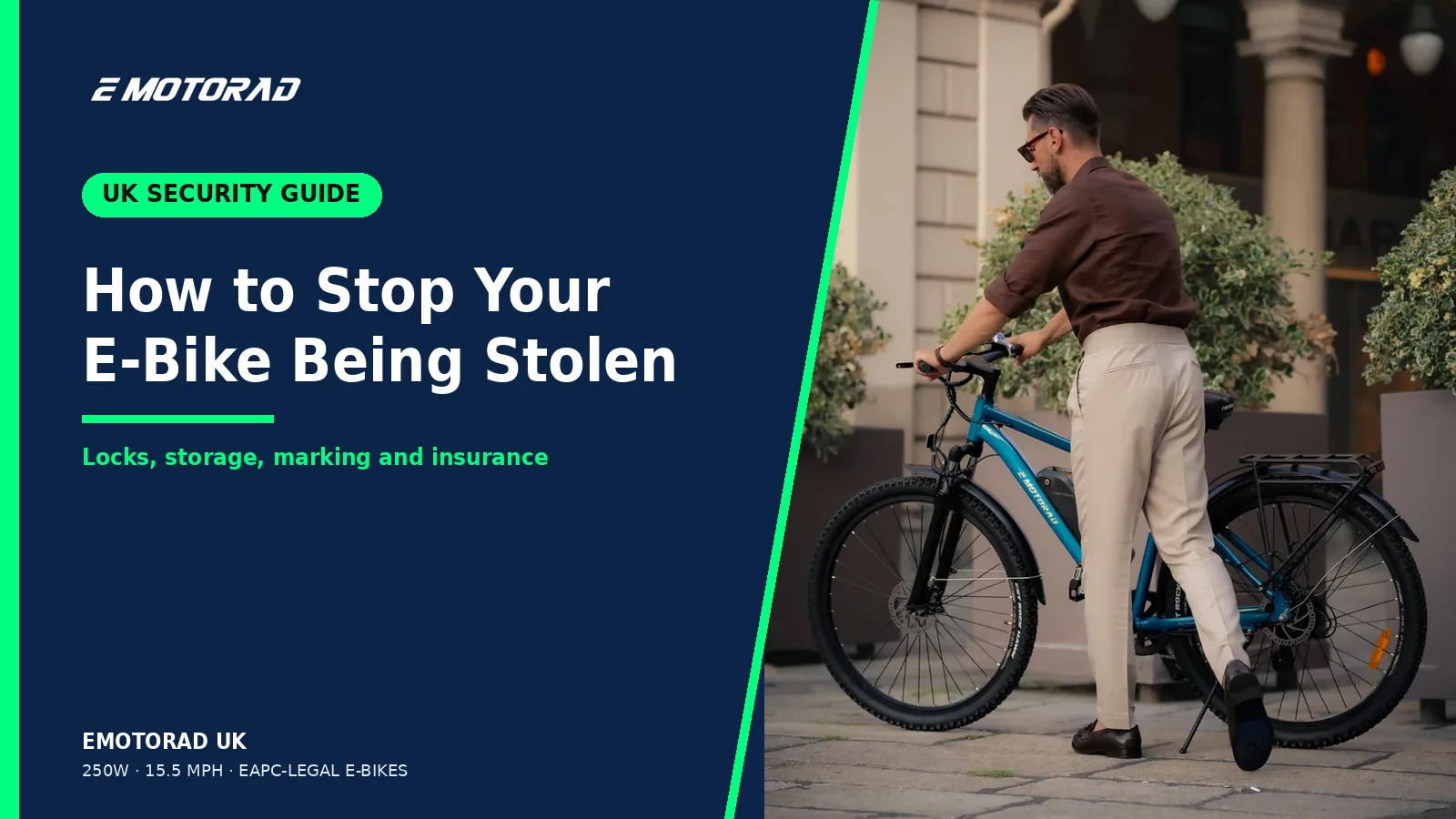 How to Stop Your Electric Bike Being Stolen: The UK Security Guide