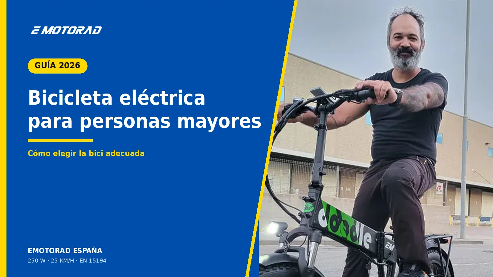 Bicicleta eléctrica para personas mayores: cómo elegir la mejor en 2026