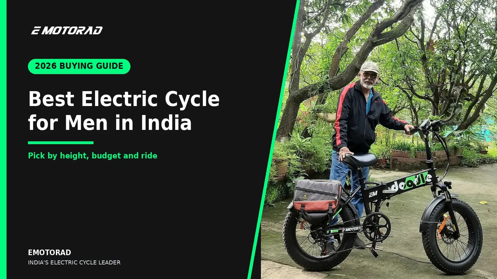 Best Electric Cycle for Men in India (2026): Buying Guide by Height, Budget and Ride
