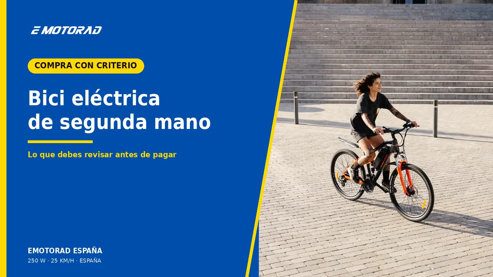 Bicicleta eléctrica de segunda mano: guía de compra en España
