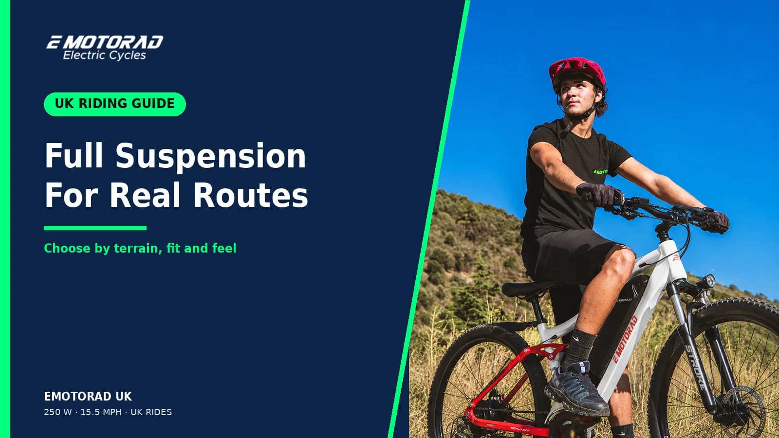 Full Suspension E-Bike UK: When It Helps and How to Choose