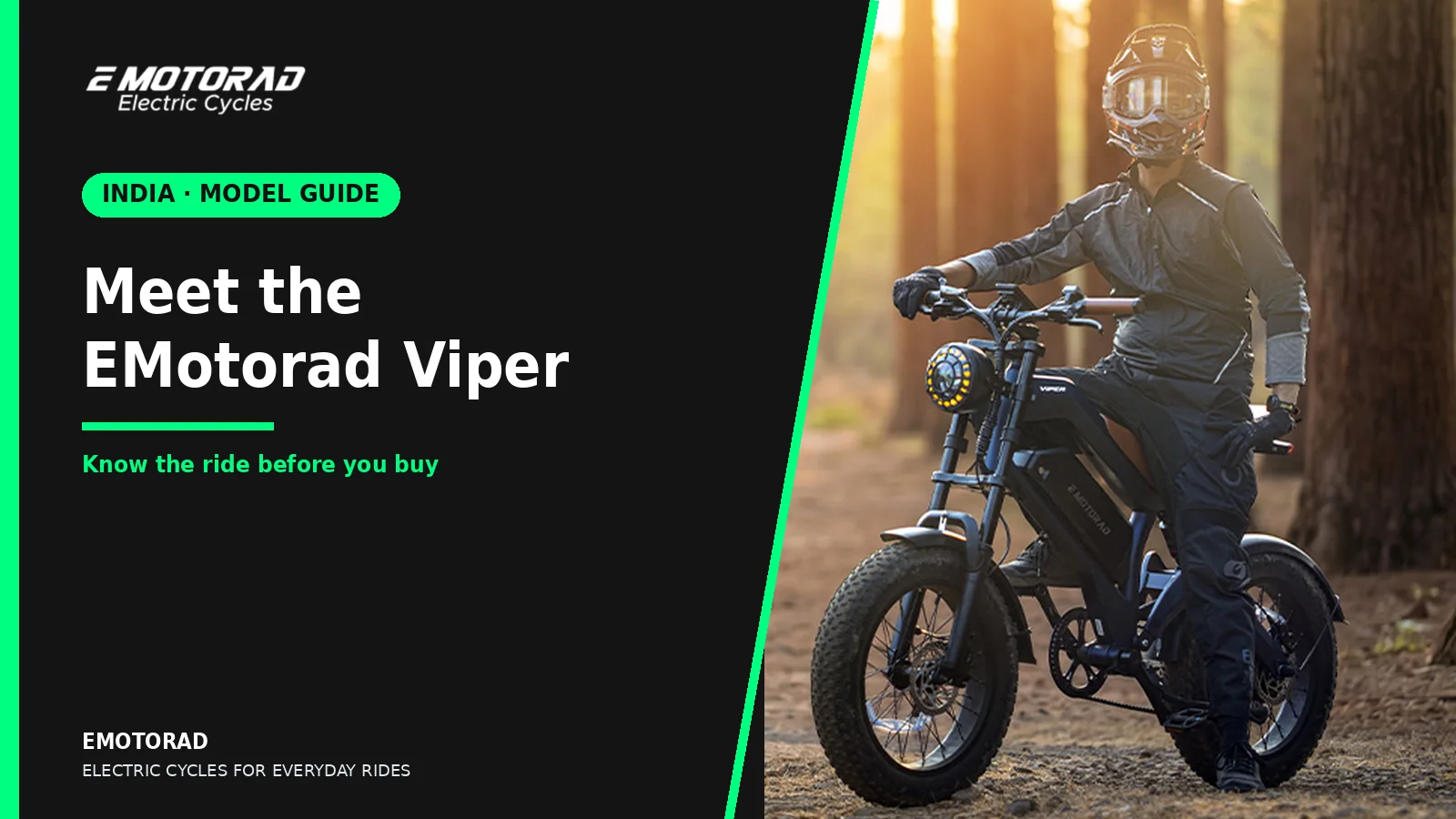 EMotorad Viper Electric Cycle: A Practical India Buyer's Guide