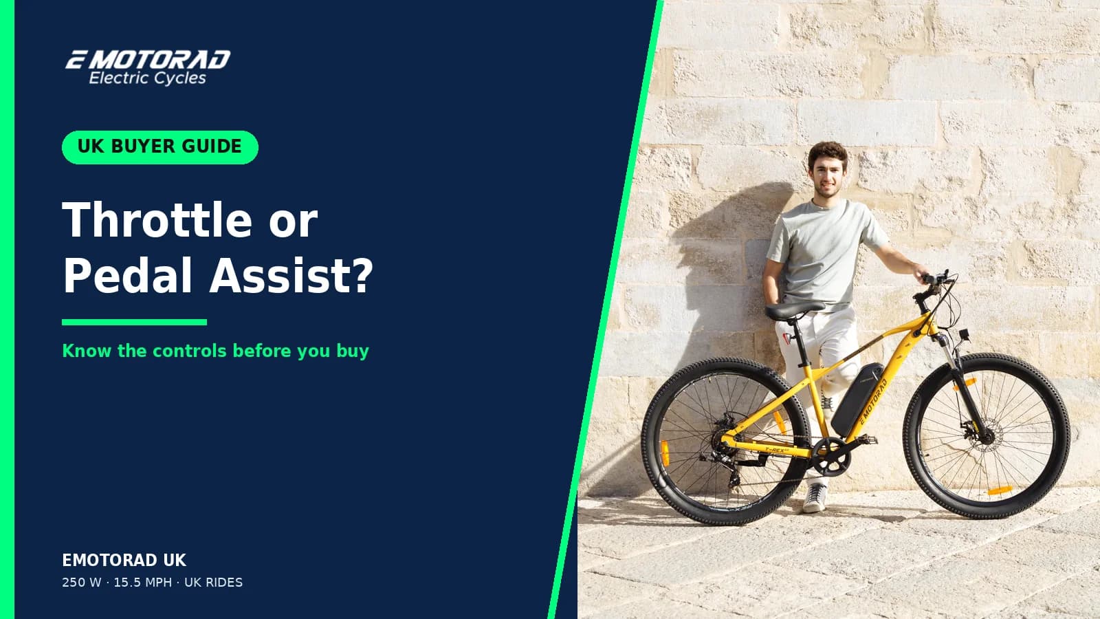 Electric Bike With Throttle in the UK: What Buyers Need to Check