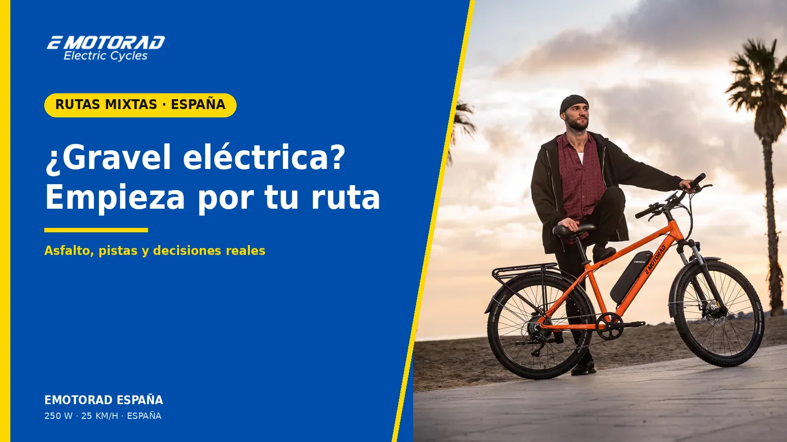 Bicicleta gravel eléctrica en España: qué buscar y qué EMotorad probar
