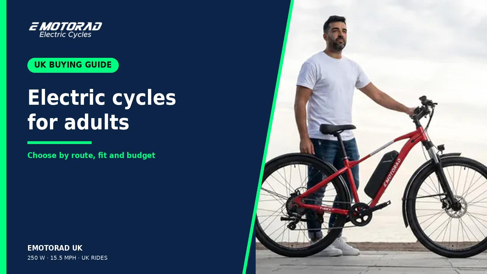 Electric Cycles for Adults in the UK: How to Choose by Route, Fit and Budget