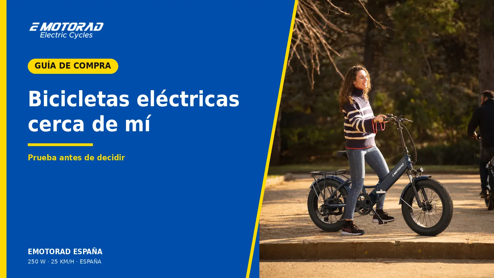 Bicicletas eléctricas cerca de mí: cómo probar, comparar y elegir tienda en España