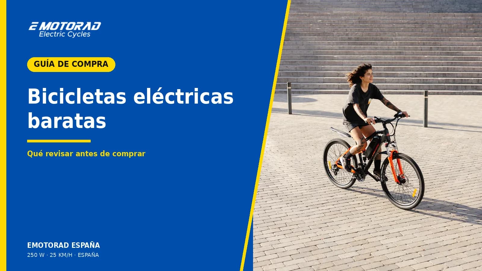 Bicicletas eléctricas baratas: qué esperar por menos de 1.000 € y qué revisar antes de comprar