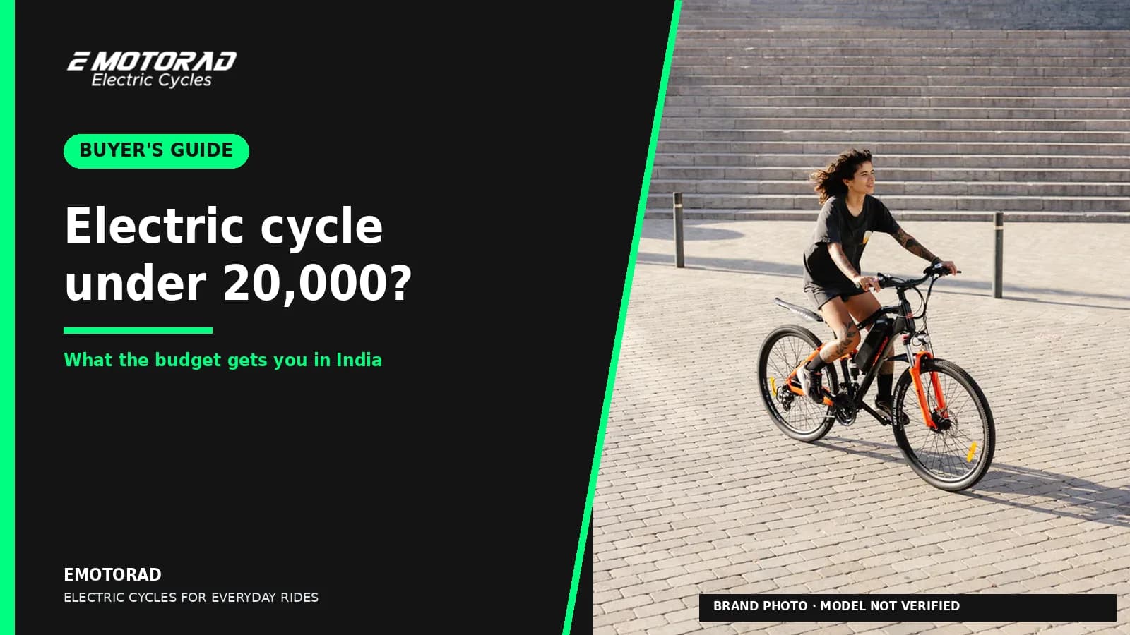 Electric Cycle Under 20,000 in India: What You Can Realistically Expect