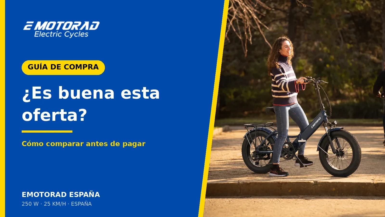 Ofertas de bicicletas eléctricas: cómo distinguir una oferta real de una rebaja engañosa