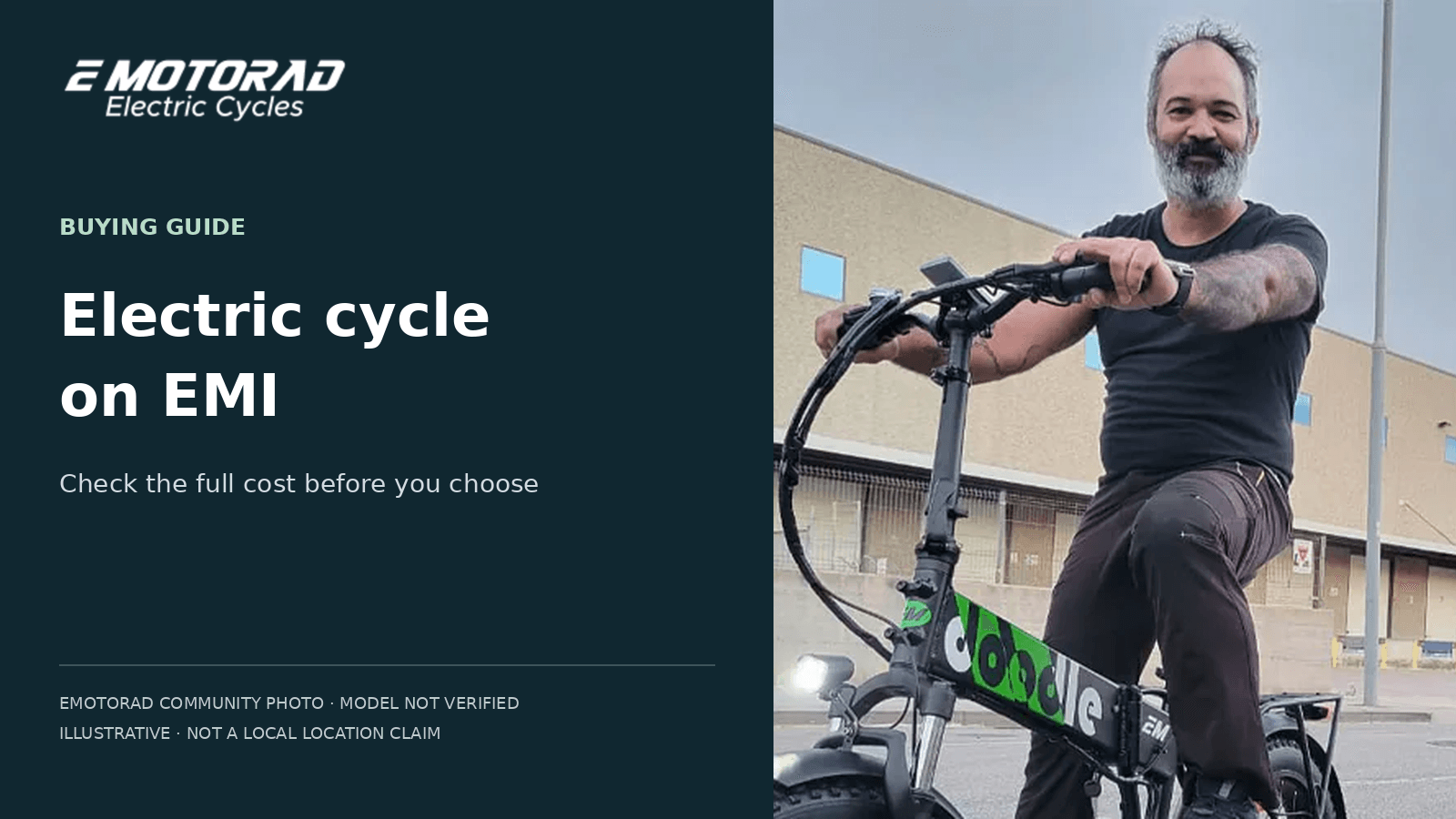Electric Cycle on EMI: How to Compare the Full Cost Before You Buy