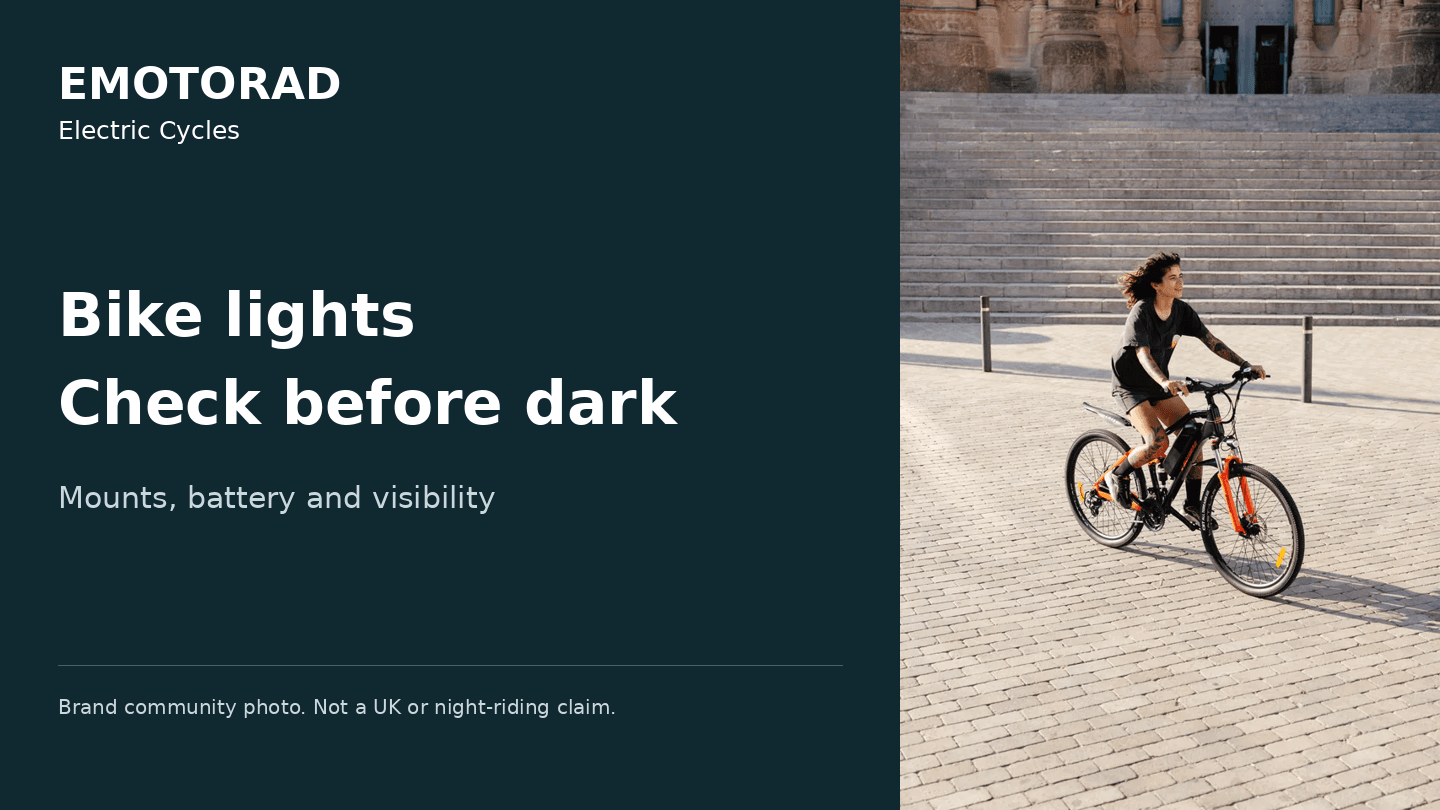 Bike Lights in the UK: Choose, Fit and Check Them for Night Riding