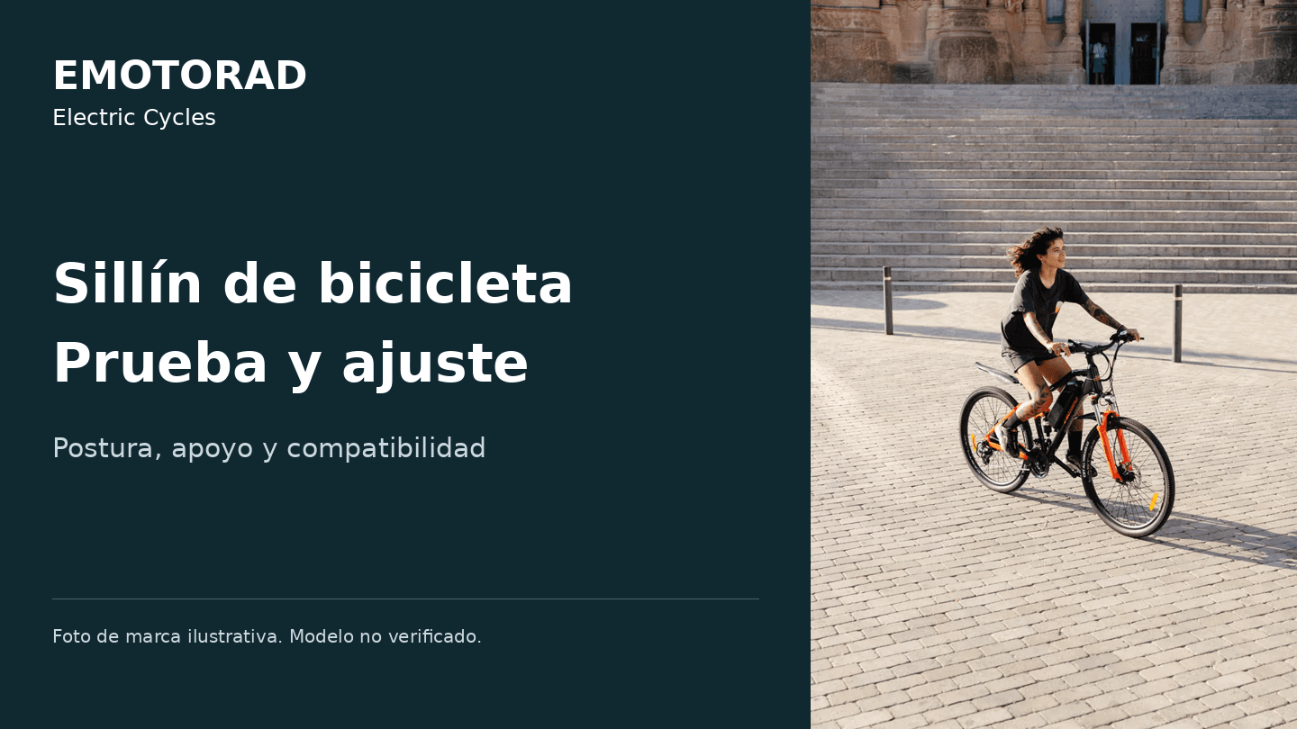 Sillín de bicicleta: cómo elegir, ajustar y probar en tu eléctrica