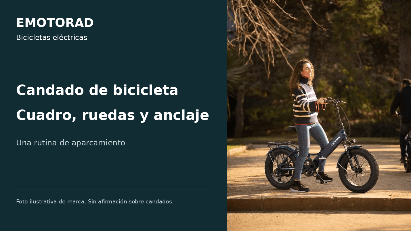 Candado para bicicleta en España: cómo elegirlo y asegurar cuadro y ruedas