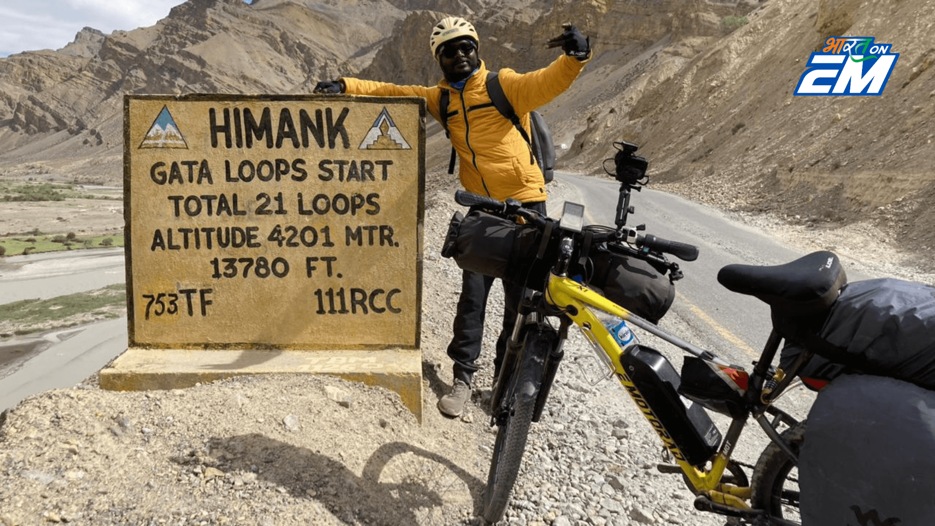 Meet India’s Forrest Gump, Prabhu, Who Cycled 17,500 kms Pan India!