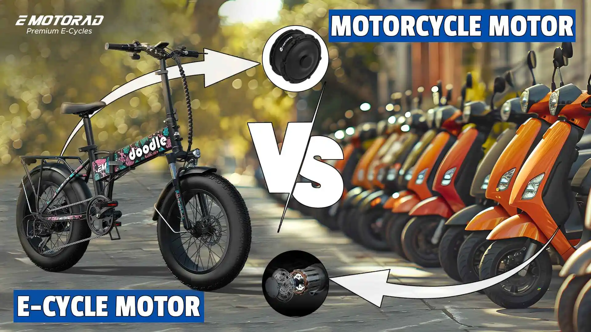 Guide to E-cycle Motors and Motorcycle Motor Comparison