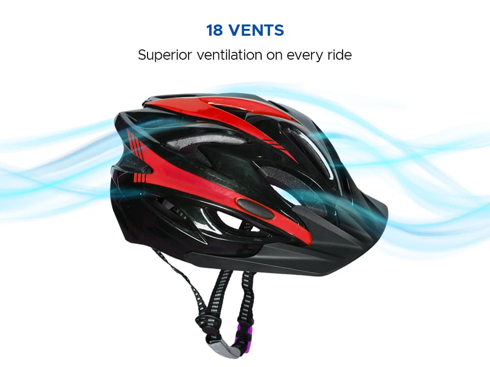 EMotorad LumiSafe in Black Red