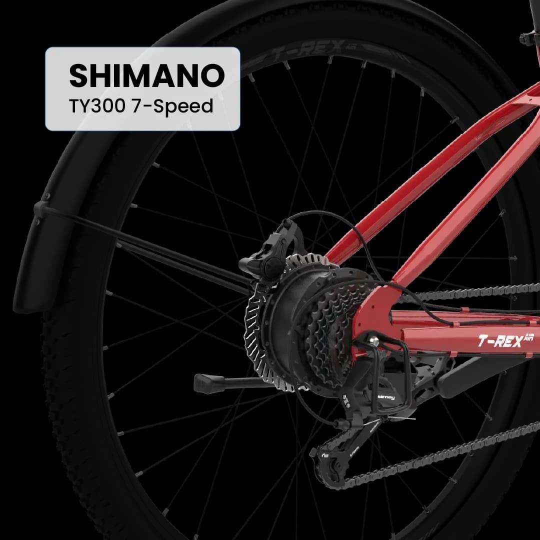 EMotorad T-Rex Air in Red