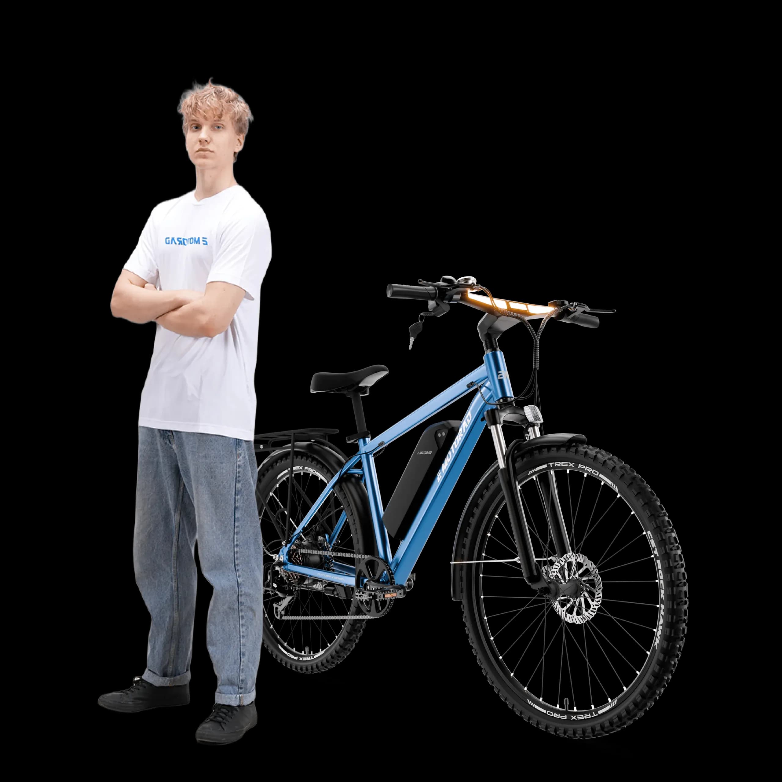 EMotorad T-Rex Pro in Blue