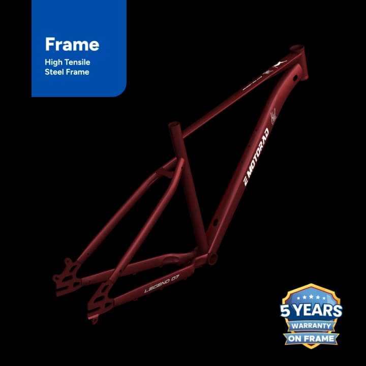 EMotorad Legend 07 MSD Edition in Merlot Red